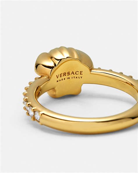 anello versace medusa recensioni|Anello Medusa con cristalli in Oro .